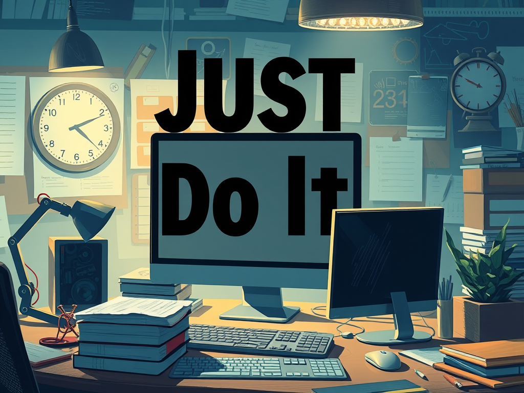 Productivity in a nutshell: Just Do It.